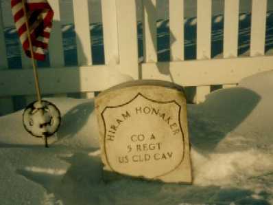 Hiram Honaker Gravestone