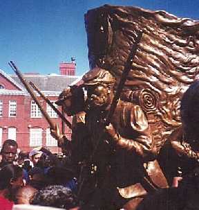 Unveiling of African American Civil War Memorial